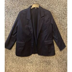 Tilley Endurables Men's Navy Blue Traveller's Blazer Size XL